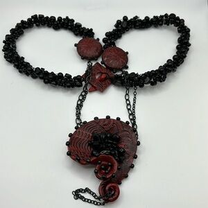 Handcrafted Necklace and earrings